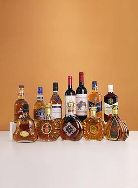 洋酒瓶空瓶摆件装饰品创意仿真红酒瓶子拍照道具高档酒柜轻奢摆设