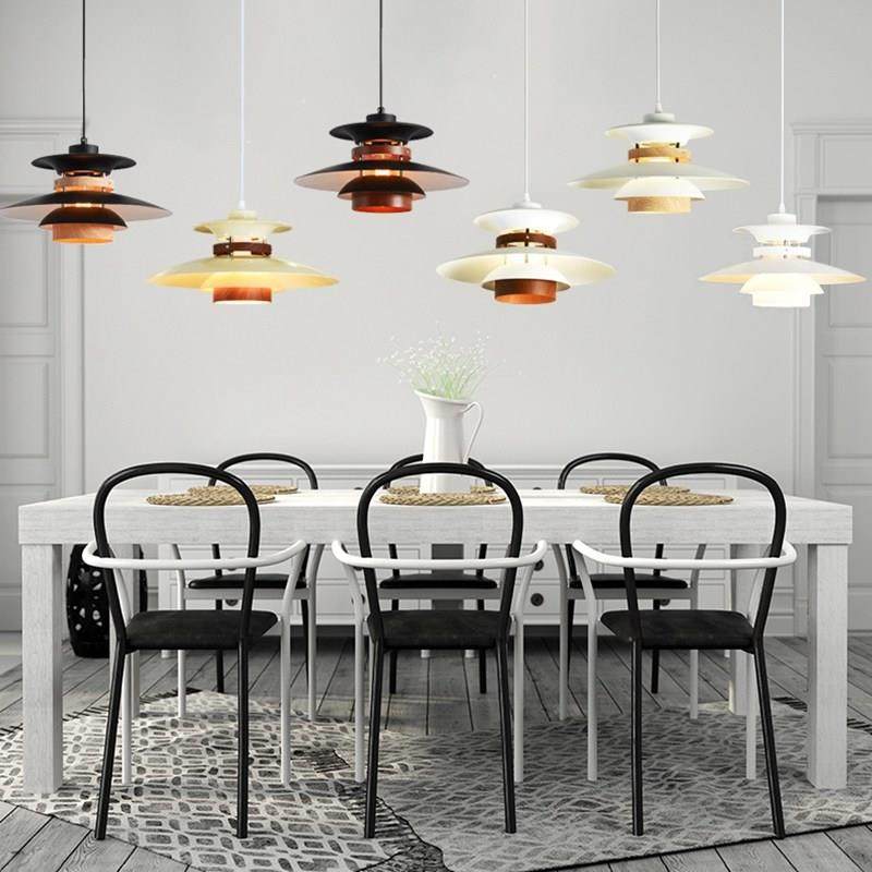 丹麦饭厅吊灯商用饭店铺PH5吧台灯现代简约火锅铁艺餐饮飞碟灯具,淘宝优惠券,粉丝福利购,淘宝优惠卷