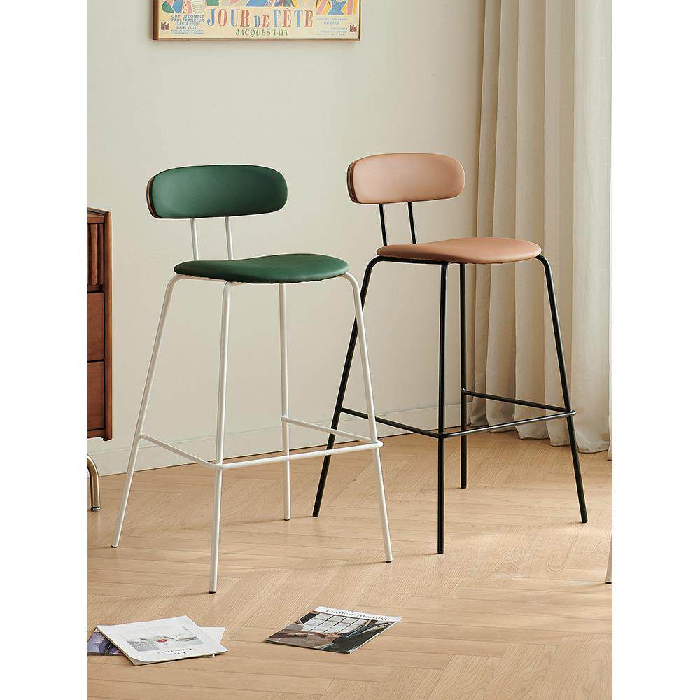 工业风格前台靠背高凳锻铁吧台椅简约现代家居吧台凳吧台椅高椅,淘宝优惠券,粉丝福利购,淘宝优惠卷