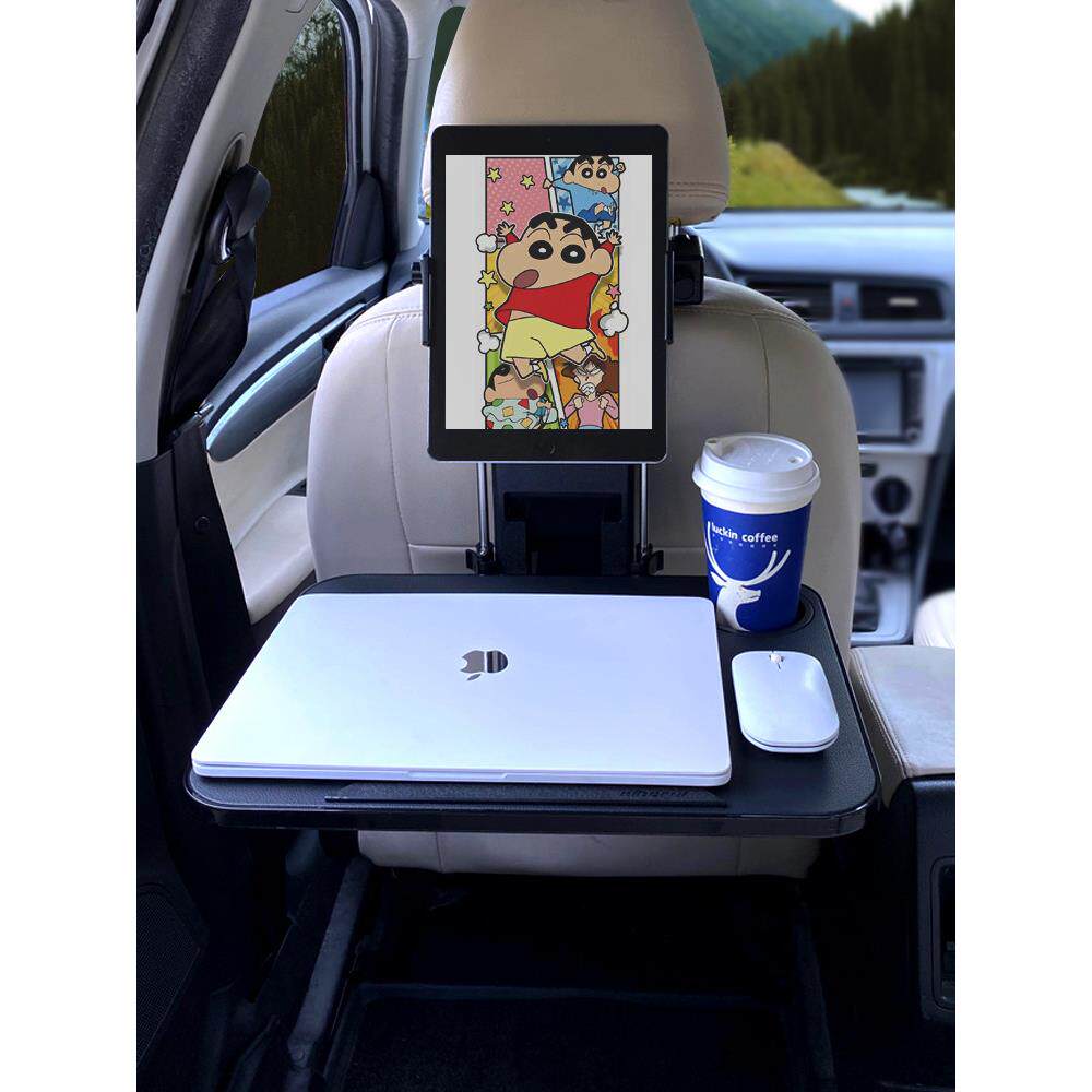 车载小桌板后排折叠桌子汽车餐桌吃饭多功能后座笔记本支架通用,淘宝优惠券,粉丝福利购,淘宝优惠卷