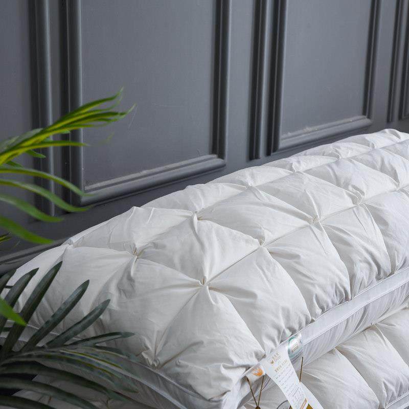 德络绮长枕羽绒枕芯双人枕头白鹅绒情侣结婚婚庆加长枕五星级酒店,淘宝优惠券,粉丝福利购,淘宝优惠卷