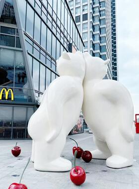 创意玻璃钢卡通雕塑大型落地摆件商场玻璃钢园林景观艺术装饰品