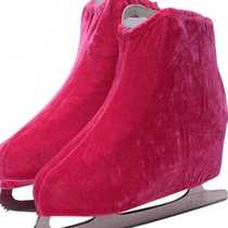 Color suede ice cutter shoe cover figure ice cutter shoe cover floral knife shoe cover skating skate cover anti-dirty