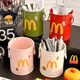 Funny pen holder large capacity office desktop storage