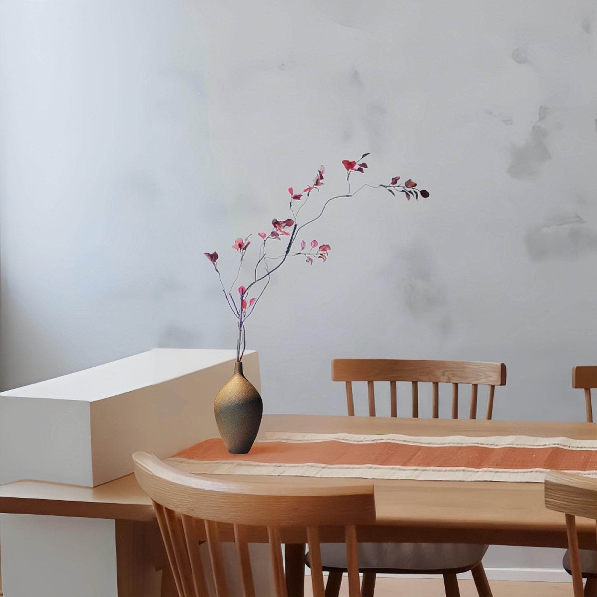 新中式禅意手工陶瓷花瓶客厅书房玄关插花摆件酒店茶室家居装饰品,淘宝优惠券,粉丝福利购,淘宝优惠卷