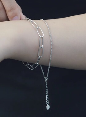 OKTO简约绳结圆珠手链气质百搭高级感素链时尚饰品生日礼物送女友