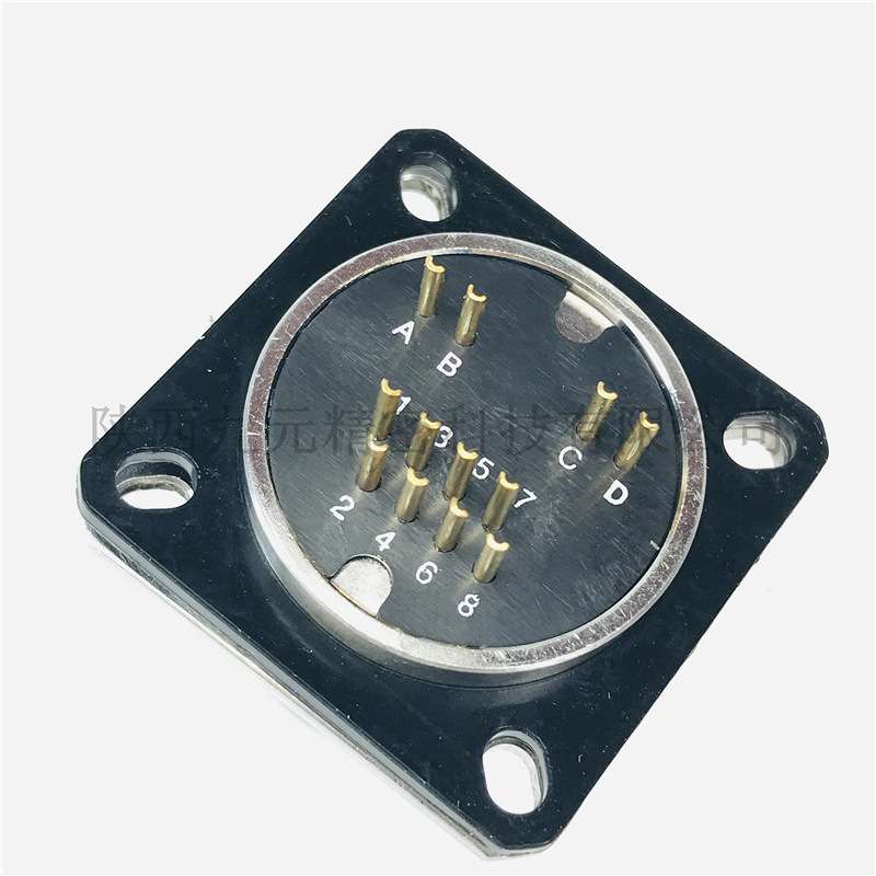 YW1-110E01-01 YW1-20E01S1+导电橡胶垫 YW1-21E01圆形RJ45水晶头 - 图1