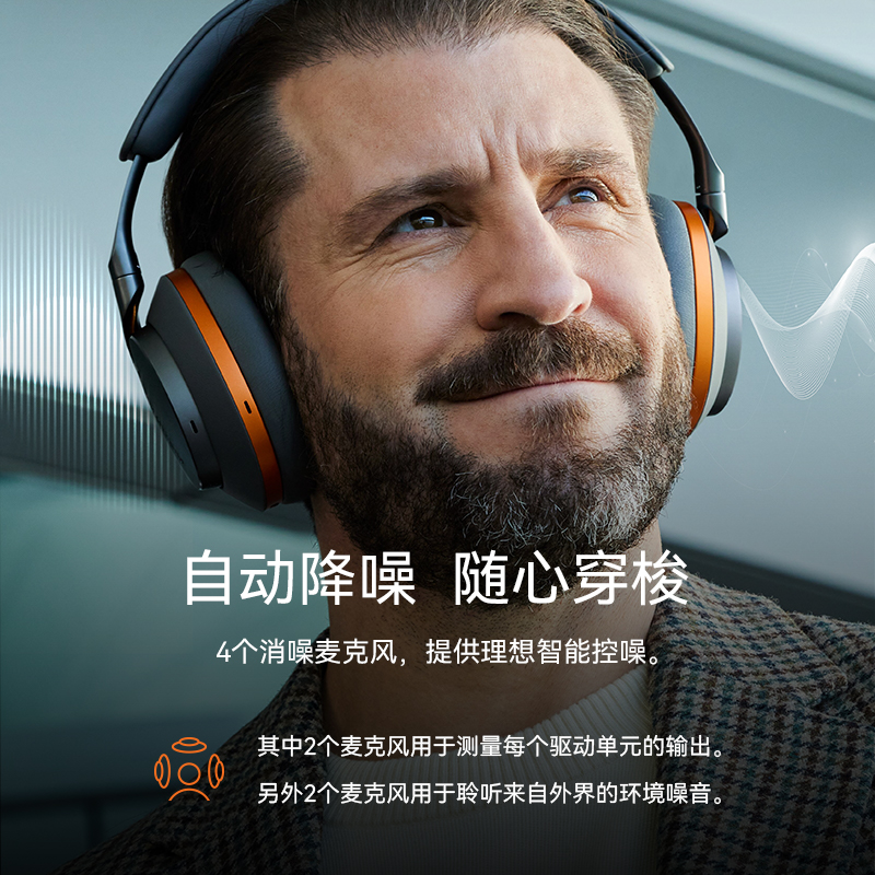 【国补20%】BW宝华韦健Px8迈凯伦联名款头戴蓝牙智能降噪耳机礼物