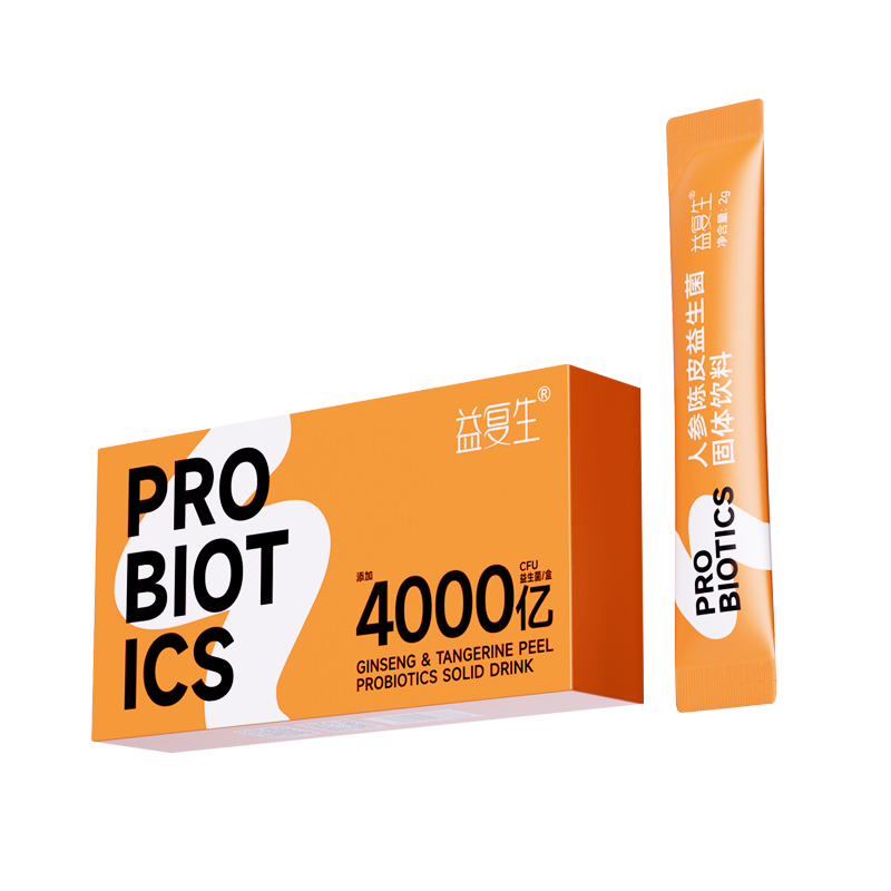 益复生人参陈皮益生菌4000亿活菌调理肠道便秘女性成人消化益生元 - 图0
