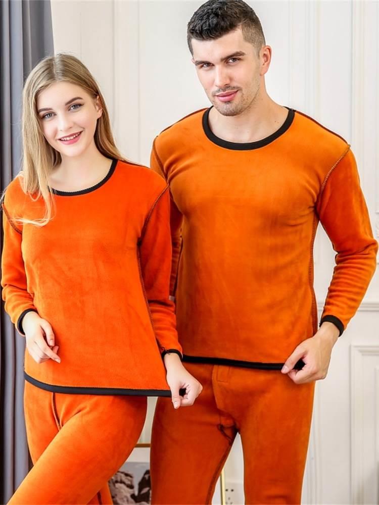 2023 Winter Wear for Women Thermal Underwear Men Long Johns - 图0