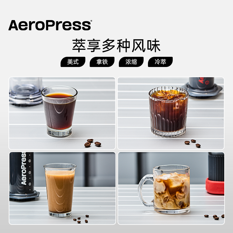 Aeropress爱乐压标准版手压咖啡机户外便携浓缩法压壶手冲咖啡壶