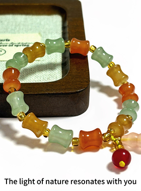 AuraStones【秋露】原创中式转运天然能量多宝水晶琉璃手串手链女