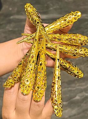 古风清宫娘娘穿戴甲传护甲廷护甲皇后后宫手指套宫廷美甲穿戴甲