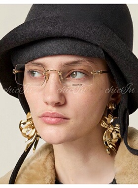 简约无框超轻遮阳显脸小墨镜