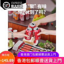 (Hong Kong Packs Mail) Grilled Sausage Small 304 Fully Automatic Dorm Room Grilled Leg Sausage saunas mini-nemesis red