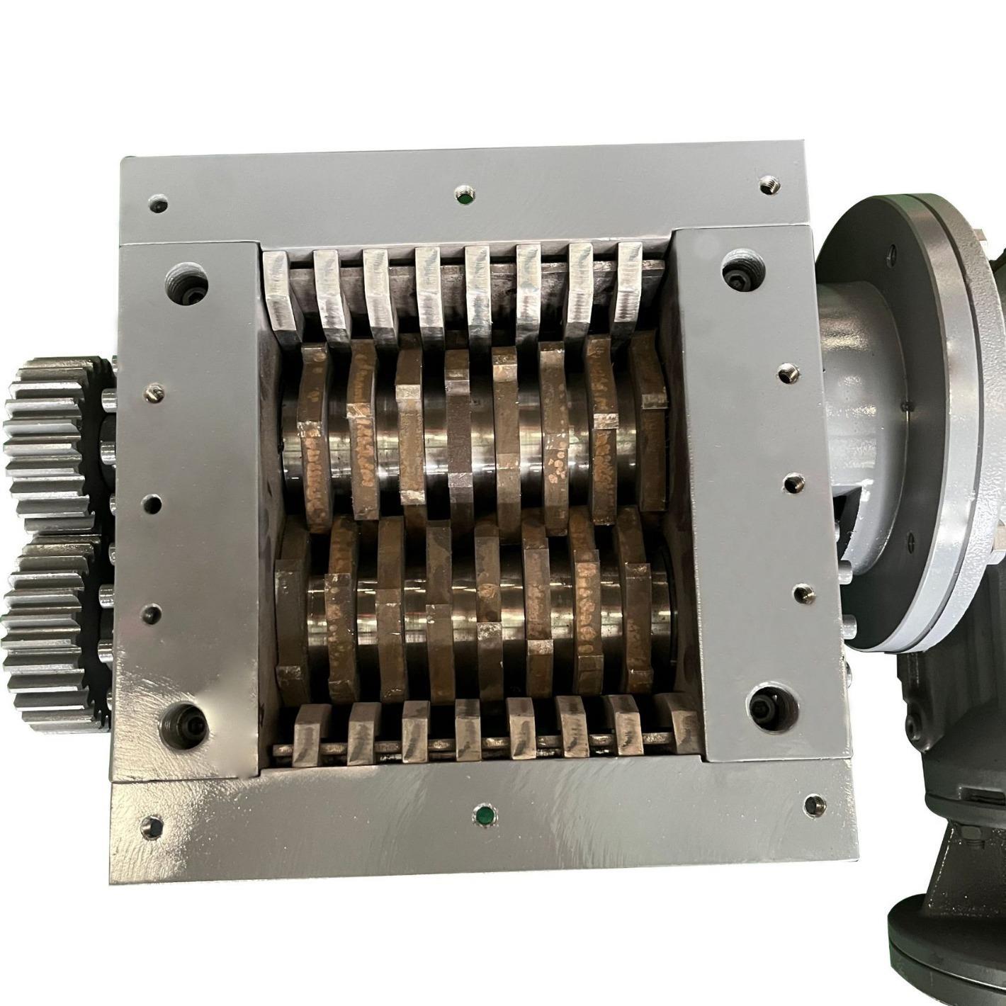 Type 160 shredder chassis kitchen waste crusher knife box small double-axis garbage plastic shredder chassis