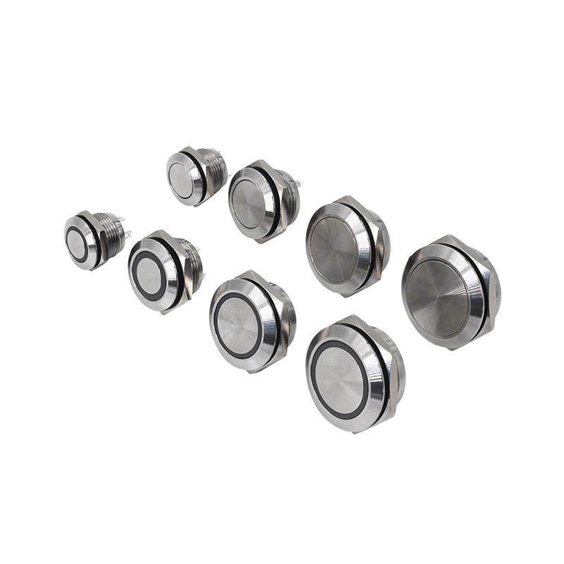 超薄双色金属按钮自复位防水不锈钢超短轻触开关三色酒店门铃定制,淘宝优惠券,粉丝福利购,淘宝优惠卷