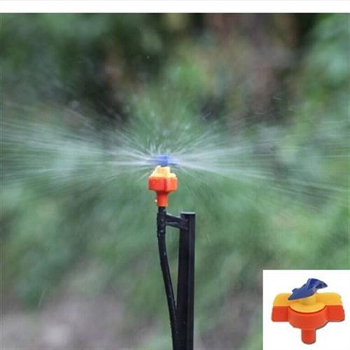 地插微喷头滴灌设备框架360度旋转微喷温室大棚园艺果树农田喷灌 - 图1