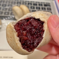 No Garcane Yam Purple Rice Cake Pregnant Woman Nutritional Breakfast Coarse Grain Sandwich Bread Pastry Heart Casual Deconvita Snack