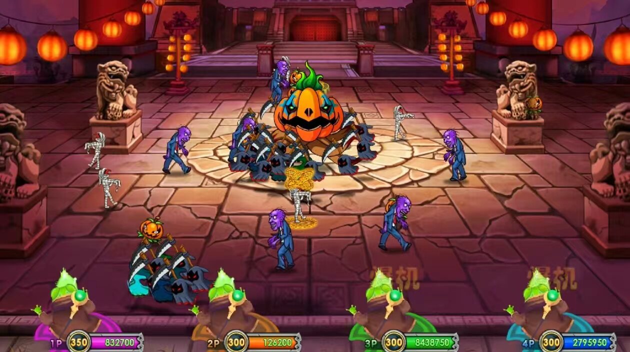 单机版原神决战万圣夜 中文版街机怀旧PC电脑单机疯狂魔鬼城游戏[D105]