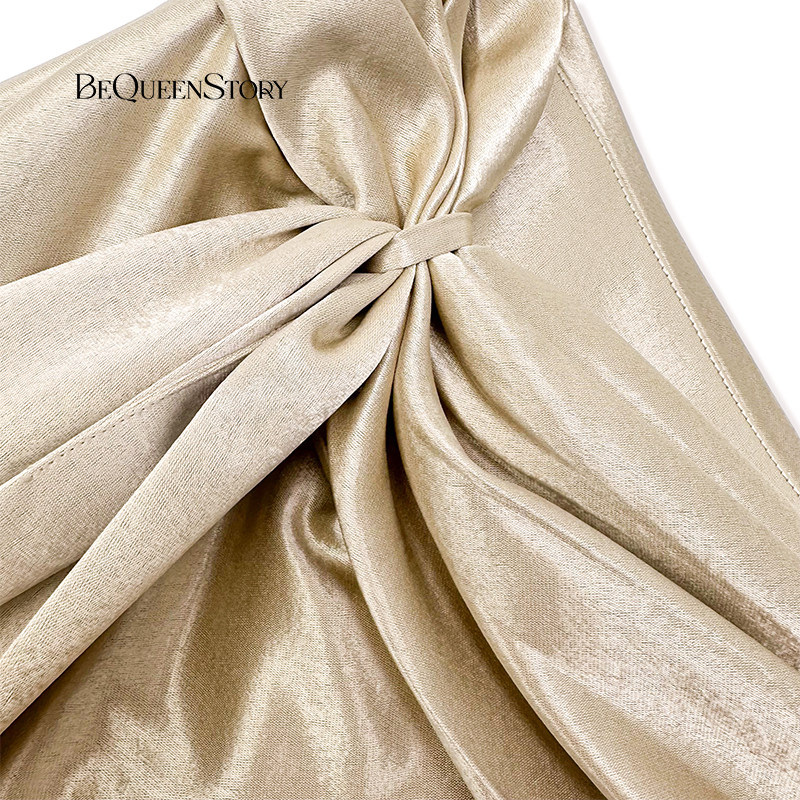 【博主同款】BeQueenStory2025春夏新款浅金咖精致复古鱼尾半身裙,淘宝优惠券,粉丝福利购,淘宝优惠卷