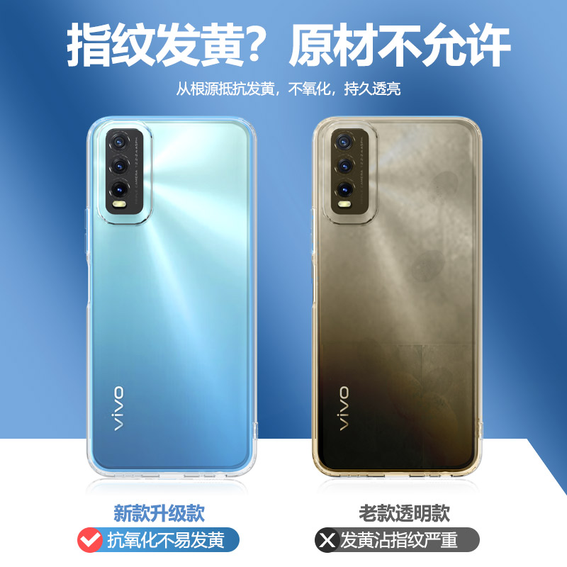 vivoy30手机壳y30g标准版新款透明硅胶vivo保护套voviy全包viviy防摔vovoy男viv0丫女v2034a步步高软外壳适用 - 图2