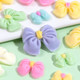 Bow chocolate cake decoration baking ornaments