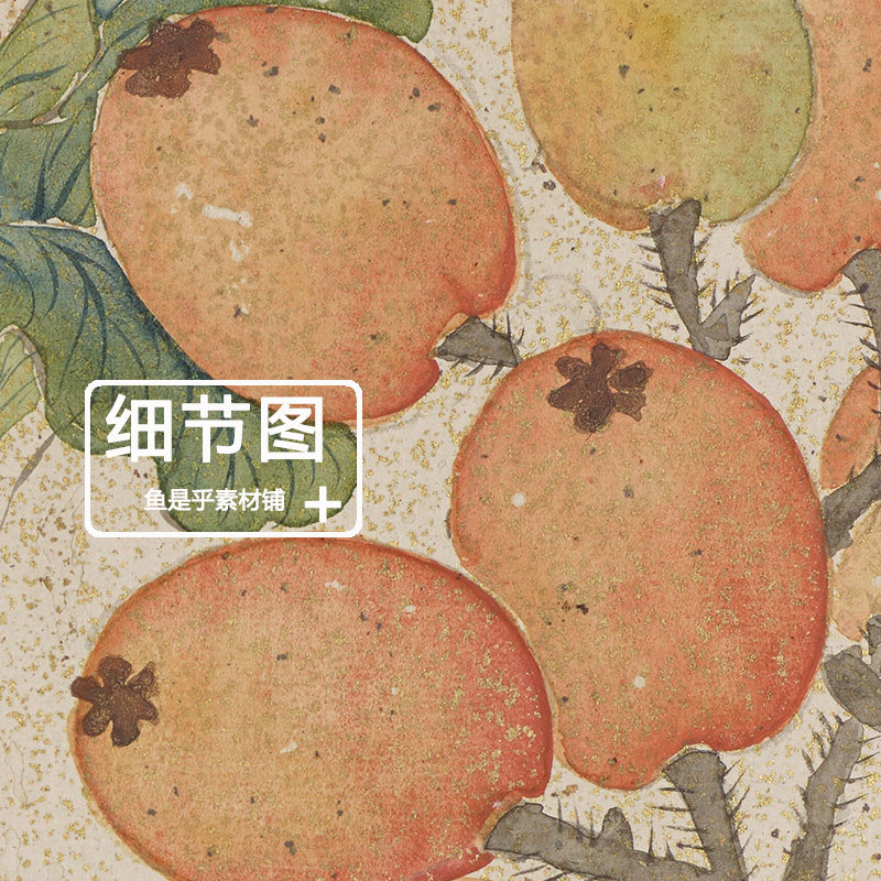 蔬果图卷顾洛清代名画国画蔬菜水果工笔花鸟临摹高清电子图片素材,淘宝优惠券,粉丝福利购,淘宝优惠卷