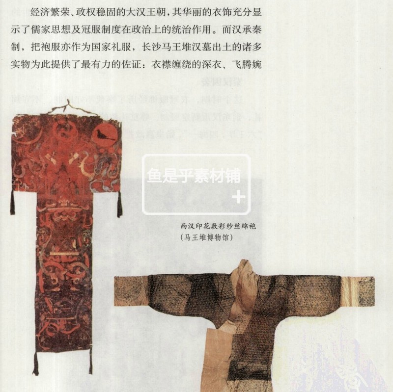 汉服中国古代服饰衣服布衣布料布纹样图案参考资料电子版图片素材 - 图0