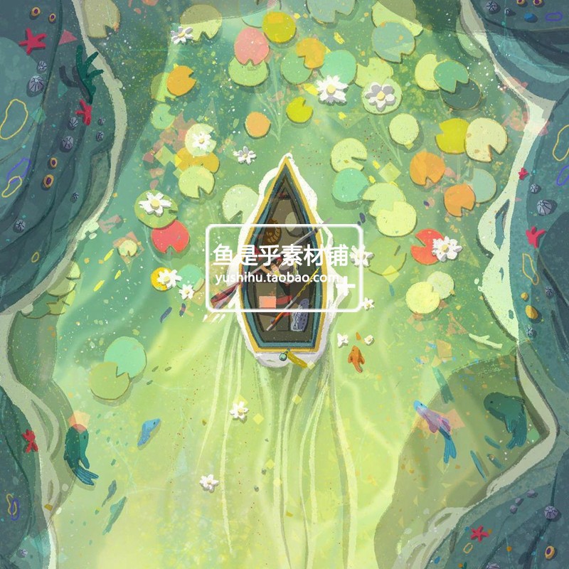 beatrice blue卡通欧美儿童插画手绘板绘本童话插图电子图片素材 - 图2