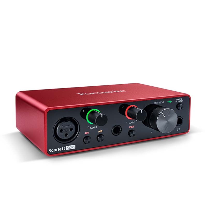 Focusrite/福克斯特 Solo三代 专业USB外置声卡 录音编曲制作套装 - 图3