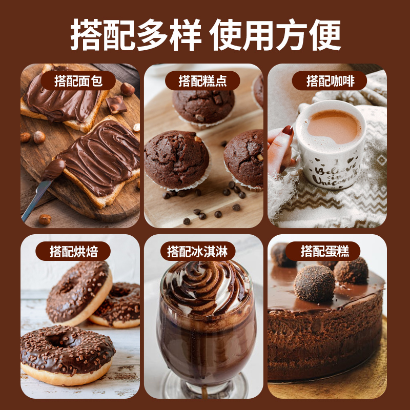 进口nutella 巧克力酱能多益榛子可可酱烘焙早餐涂抹面包酱费列罗 - 图1