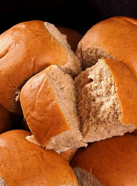 黑麦荞麦老面包手撕软粗粮谷物饱腹早餐无添加蔗糖老式手工糕点