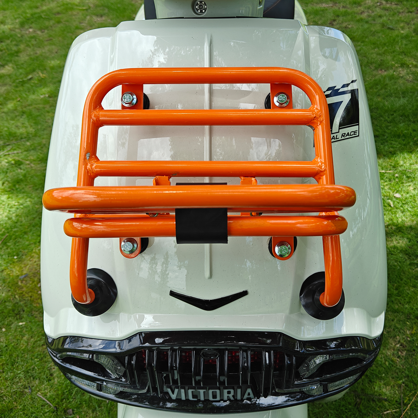 适用于龙嘉维多利亚Sixties150/250/300si尾箱架前货架短尾改装件 - 图1