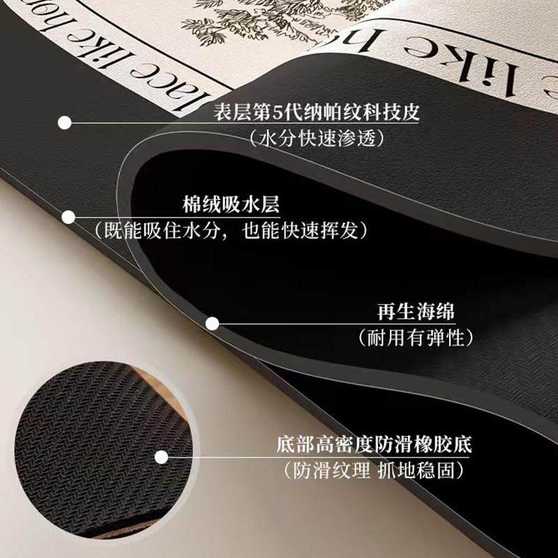 卡皮巴拉卡通厨房洗碗槽吸水垫硅藻泥水龙头水池台面水槽边沥水垫,淘宝优惠券,粉丝福利购,淘宝优惠卷