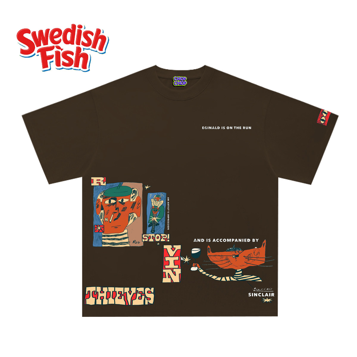 艺术家画作vintage拼接美式阿美咔叽千禧风男女潮牌穿搭短袖T恤,淘宝优惠券,粉丝福利购,淘宝优惠卷