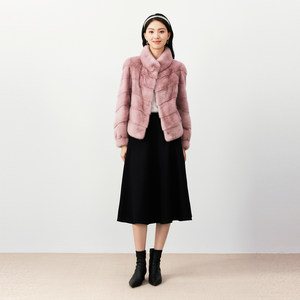 【水貂毛】Koradior珂莱蒂尔商场同款冬季高级感皮草裘皮外套女