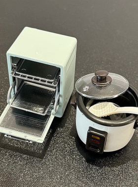 面包机冰箱贴磁贴电饭煲家电模型个性高级感摆件ins风立体磁力贴