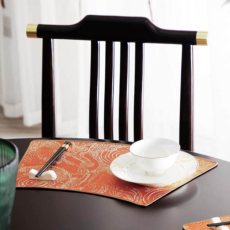 新中式圆桌扇形布艺餐垫YG51隔热防烫垫家用托盘垫杯垫碗垫餐具垫,淘宝优惠券,粉丝福利购,淘宝优惠卷