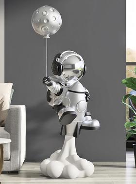 创意太空人客厅落地摆件宇航员音响装饰电视柜旁家居饰品乔迁礼品