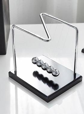 办公室桌上反重力摆件牛顿摆球平衡球撞珠混沌摆书房房桌面装饰品