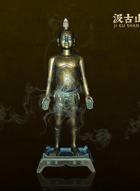 34cm仿古针灸铜人模型针灸穴位铜人中医文化礼品雕像中医摆件