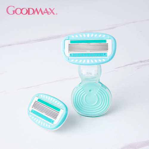 GoodMax刮毛刀女士专用私密腋下防刮伤修剪剃毛器脱毛可替换便携 - 图0
