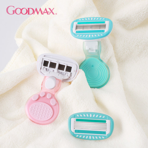 GoodMax刮毛刀女士专用私密腋下防刮伤修剪剃毛器脱毛可替换便携 - 图1