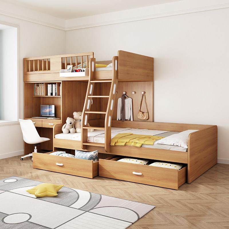 交错式上下床儿童高低床小户型子母床家用省空间上下铺错位双层床,淘宝优惠券,粉丝福利购,淘宝优惠卷