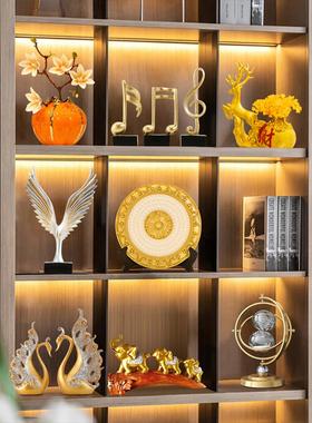 轻奢高档酒柜套装装饰品家居饰品客厅电视柜办公室摆件高端工艺品