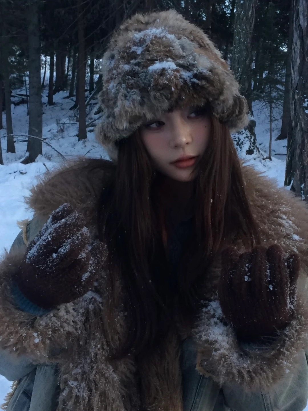 秋冬兔毛云朵针织帽假发女弹力大头围保暖雪山东北显脸小毛线帽,淘宝优惠券,粉丝福利购,淘宝优惠卷