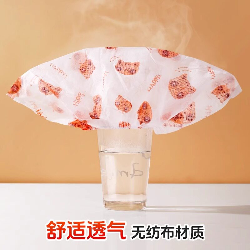 家用一次性鞋套厚款室内免脱加厚耐磨防滑卡通印花无纺布脚鞋套