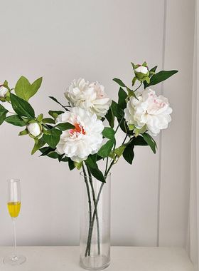 牡丹仿真花中式家居摆件花艺布景