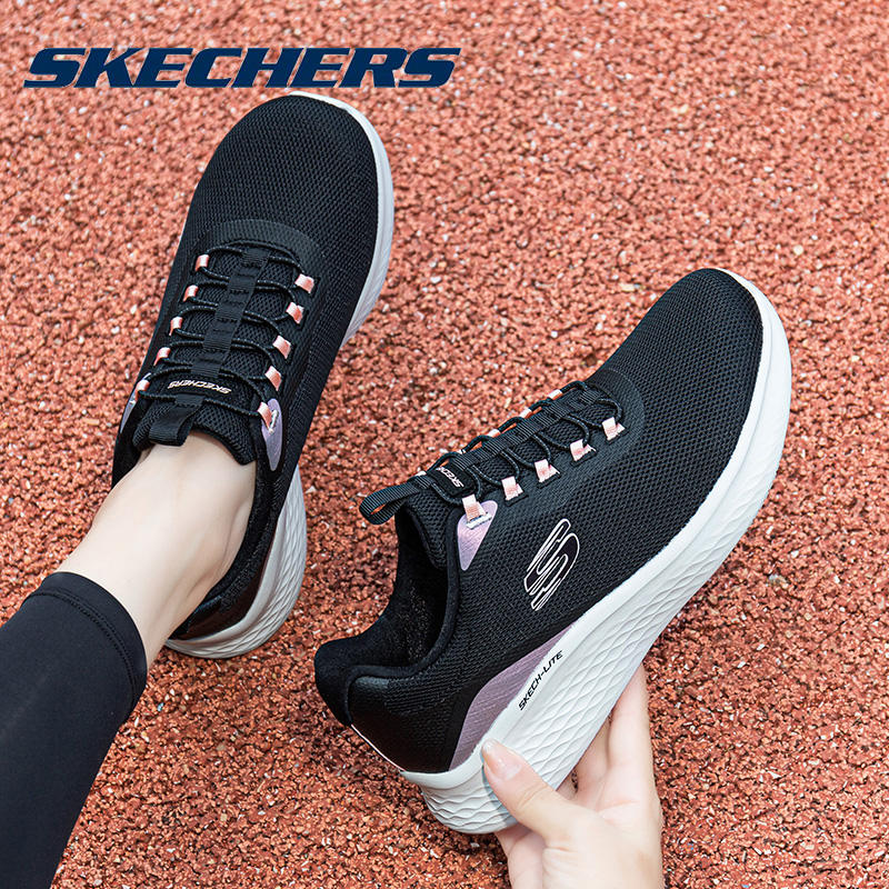 skechers斯凯奇运动鞋女官方旗舰秋季新款透气跑鞋女轻便休闲女鞋